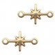 DQ metal charm connector Galaxy Star Antique bronze